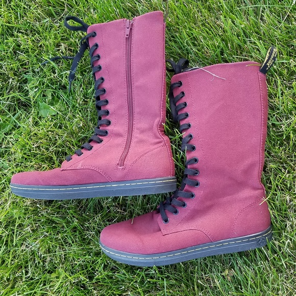 Dr. Martens Shoes - Dr Martens Battersea high lace canvas boots size 8 Dr. Martens Shoes - Dr Martens Battersea high lace canvas boots size 8